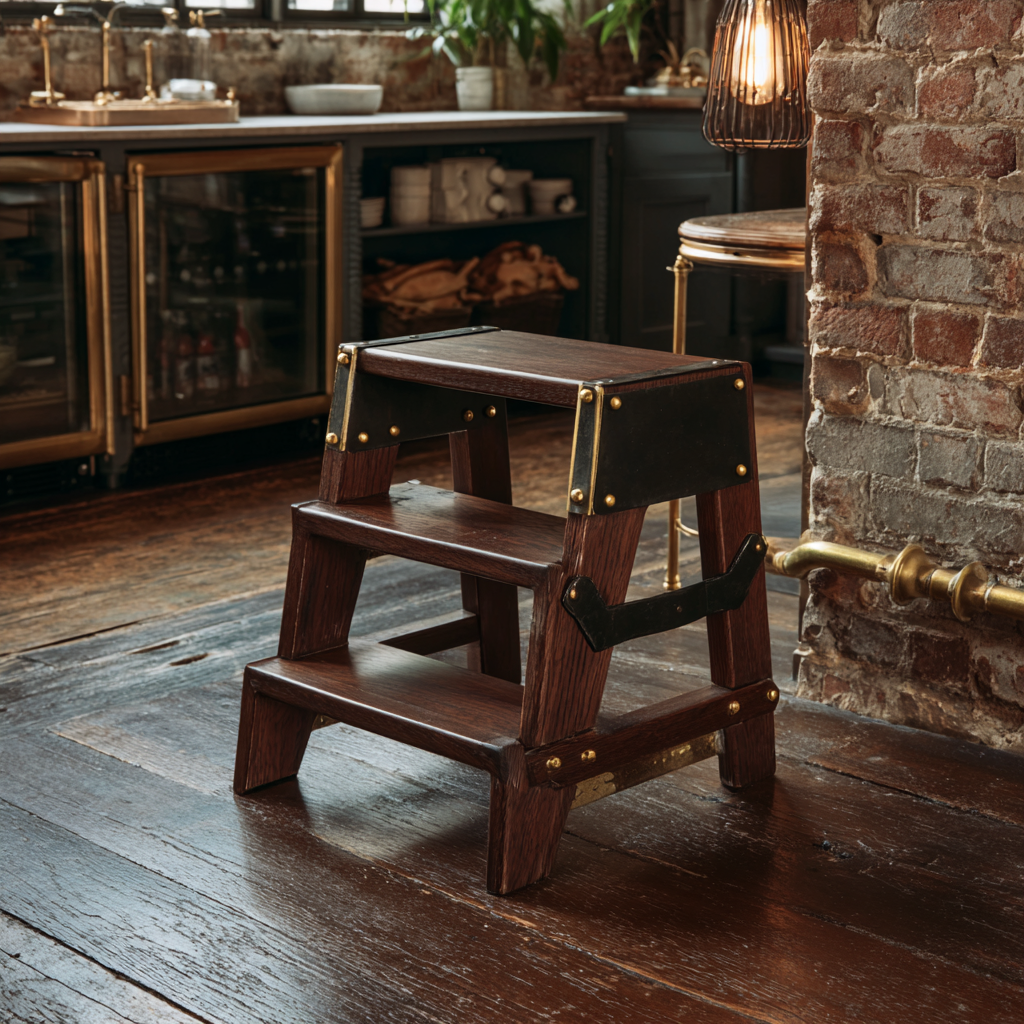 DIY vintage step stool
