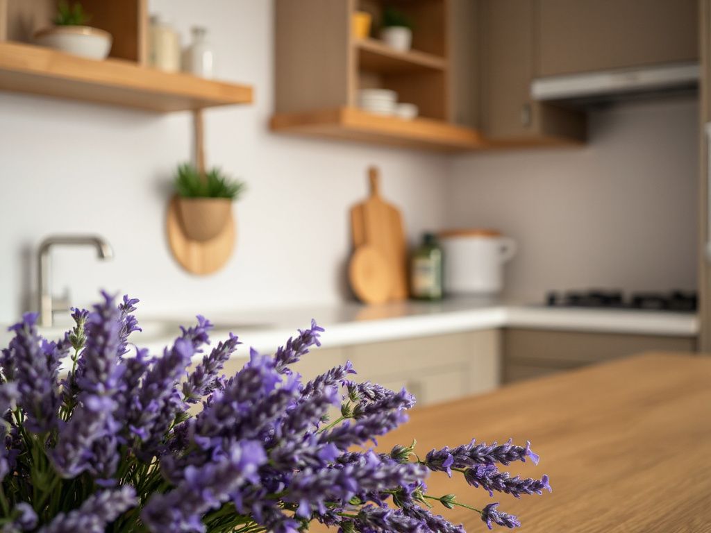 artificial lavender flowers - step by step