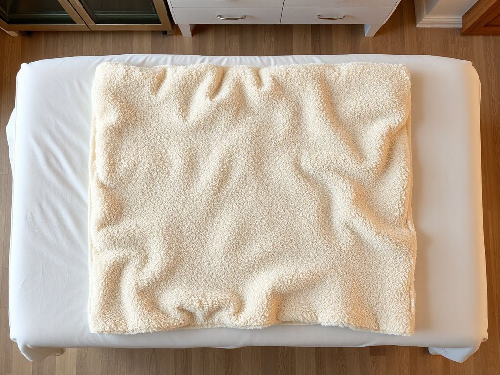 bedsure sherpa fleece throw blanket - detailed view