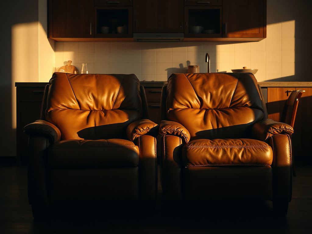 brown leather recliners - step by step