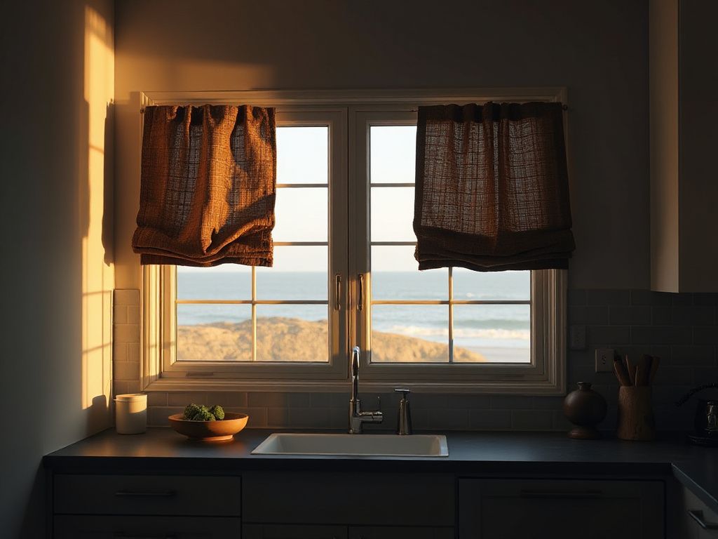 coastal window treatments - detailed view