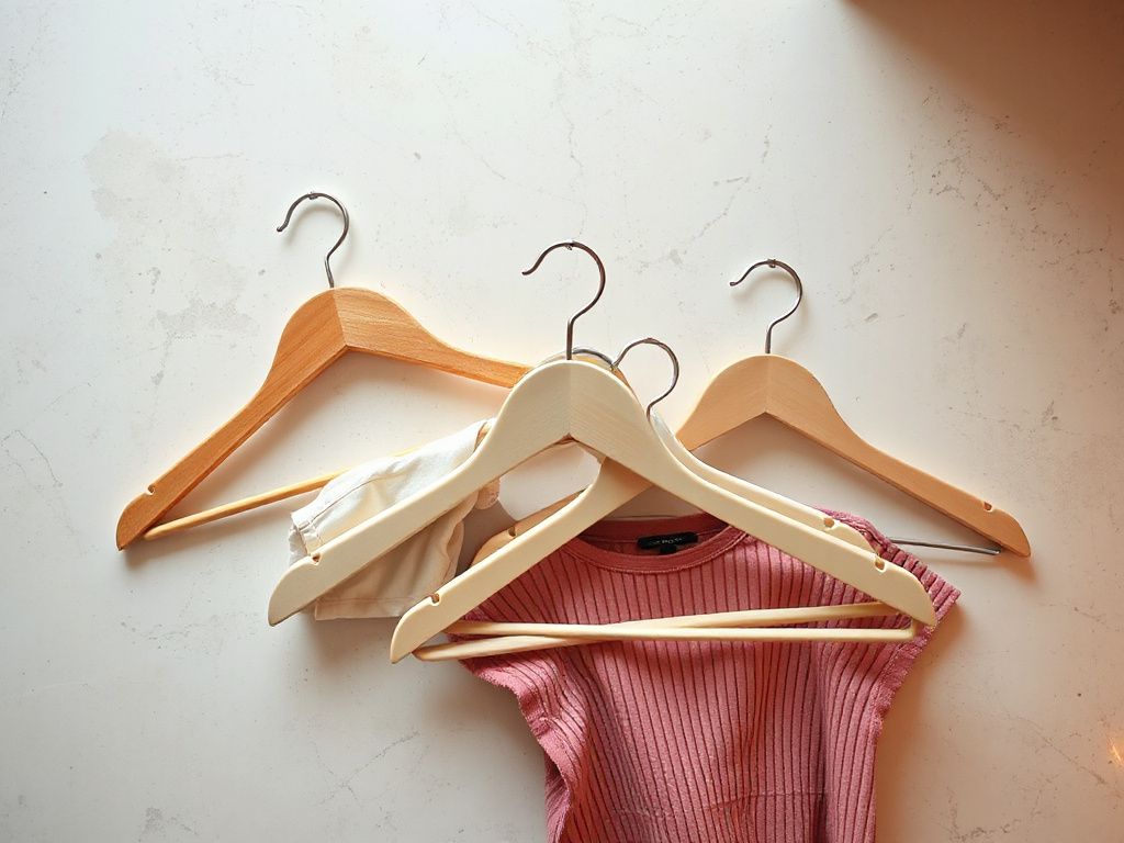 foldable hangers - detailed view