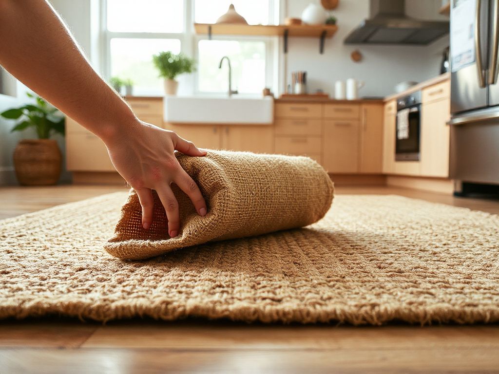 jute rug durability - step by step