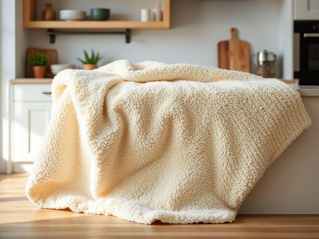 king size sherpa blanket - step by step