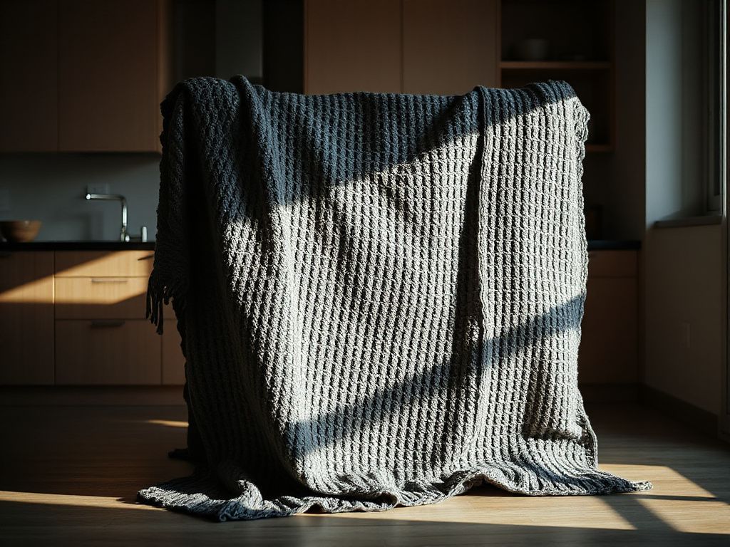 large crochet blanket - detailed view