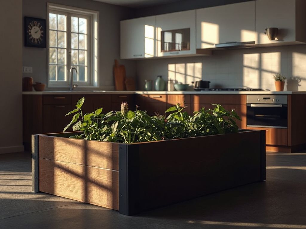moveable garden beds - detailed view