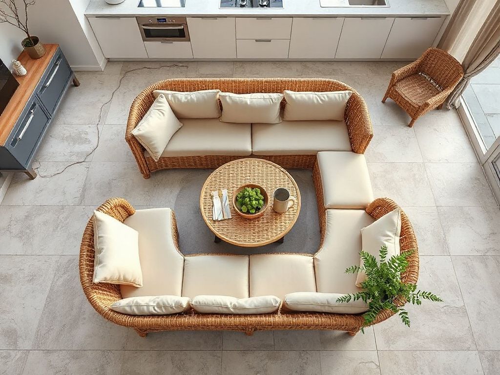 rattan sectional outdoor - step by step