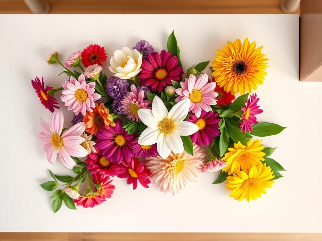 botanical flowers - step by step