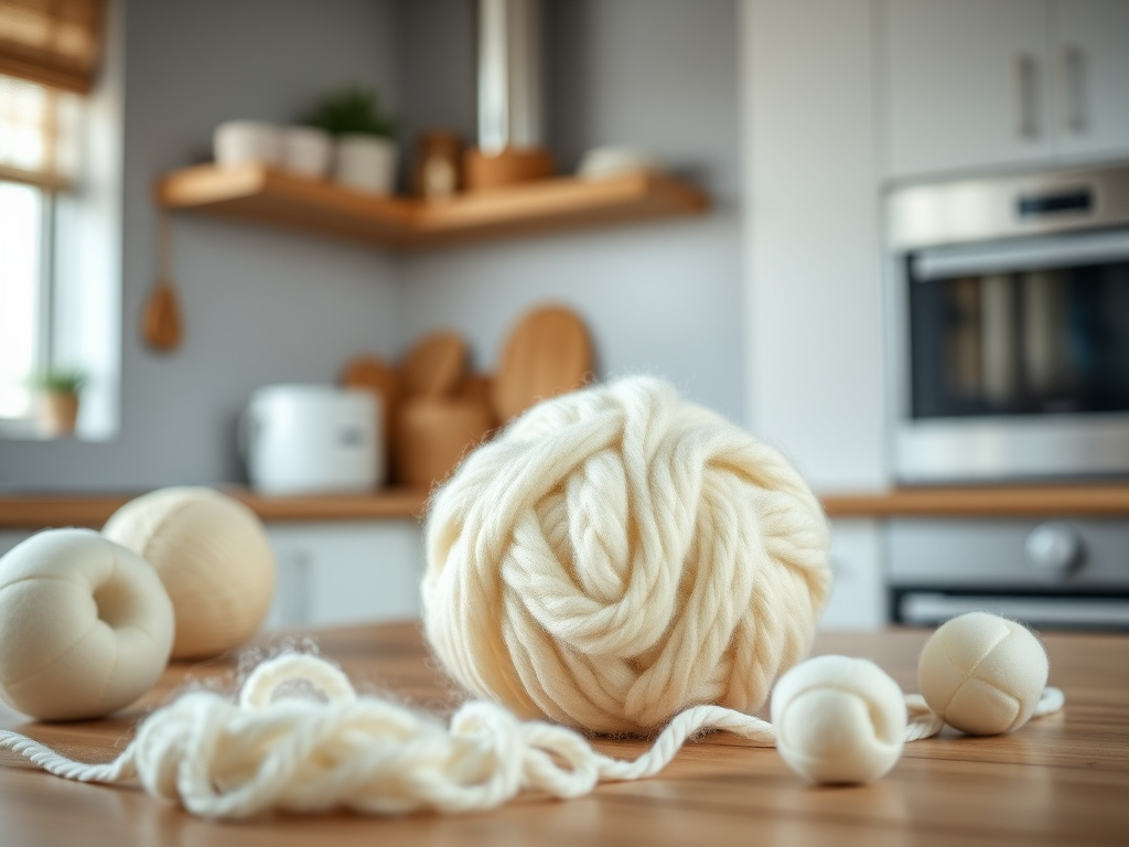 cotton wool for crochet - detailed view