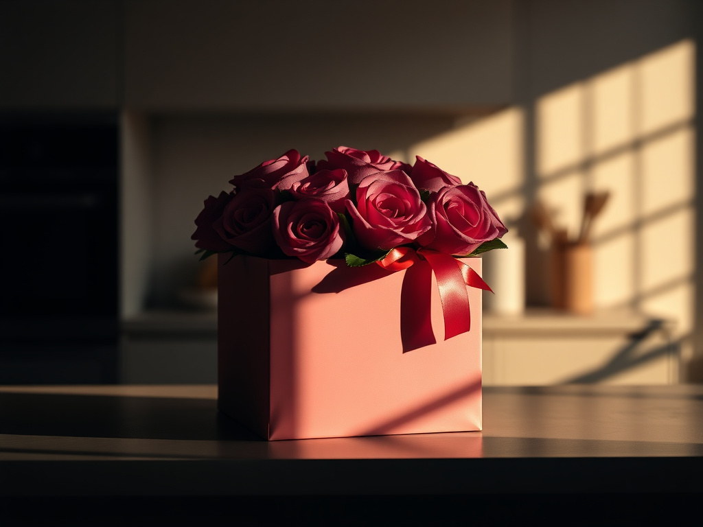 flower gift box - step by step