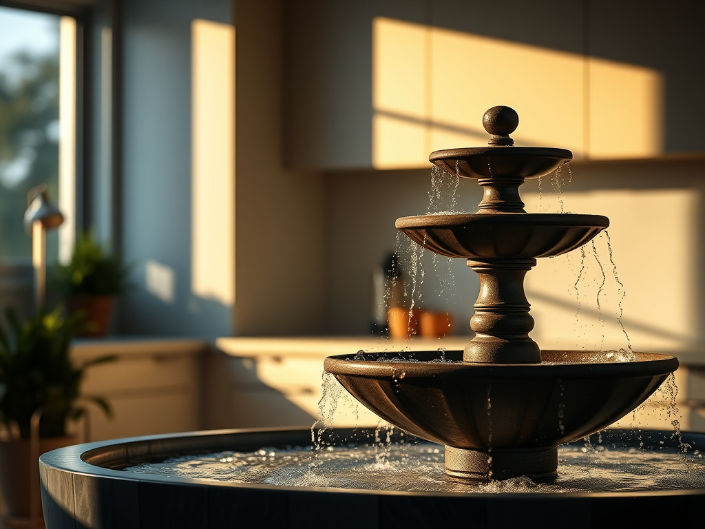 outdoor fountain ideas - step by step