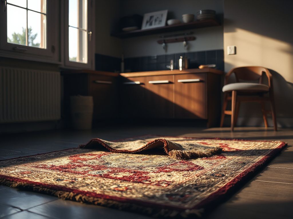 rugs shedding - step by step