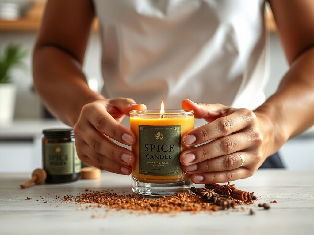 spice candles - detailed view