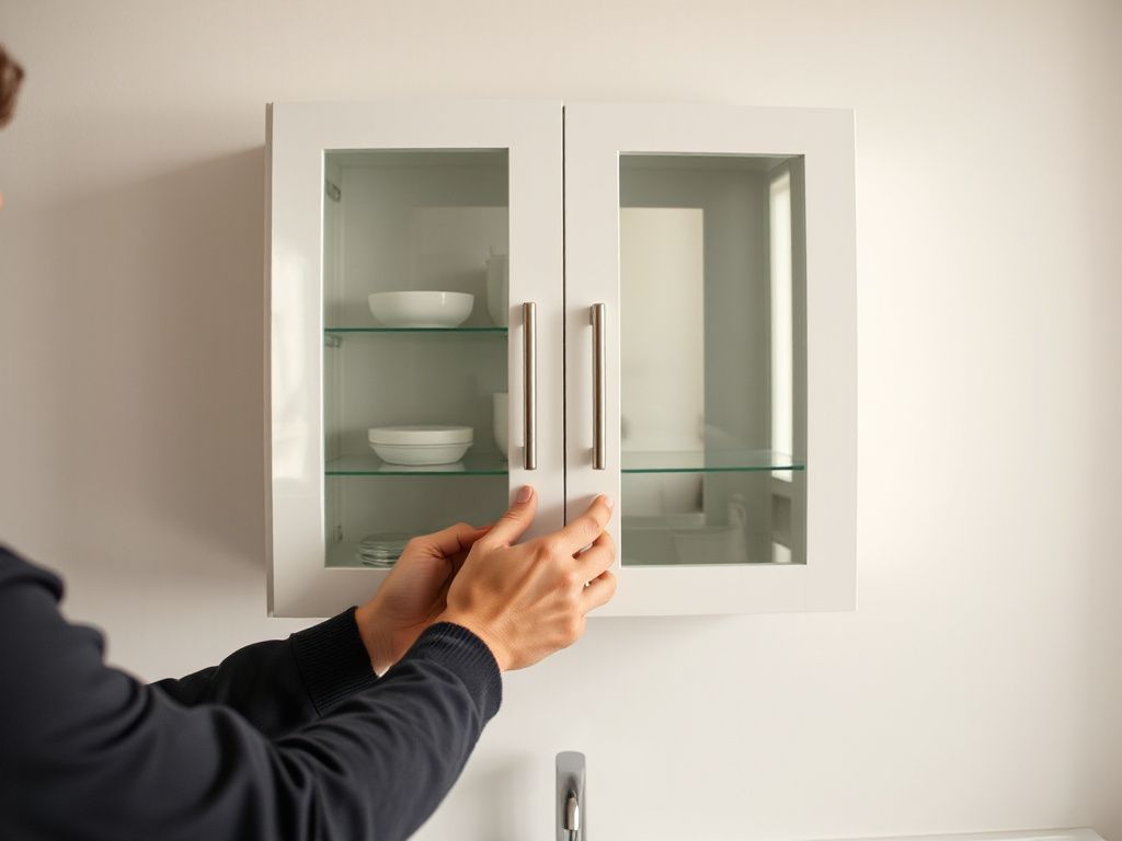 two door medicine cabinet - step by step