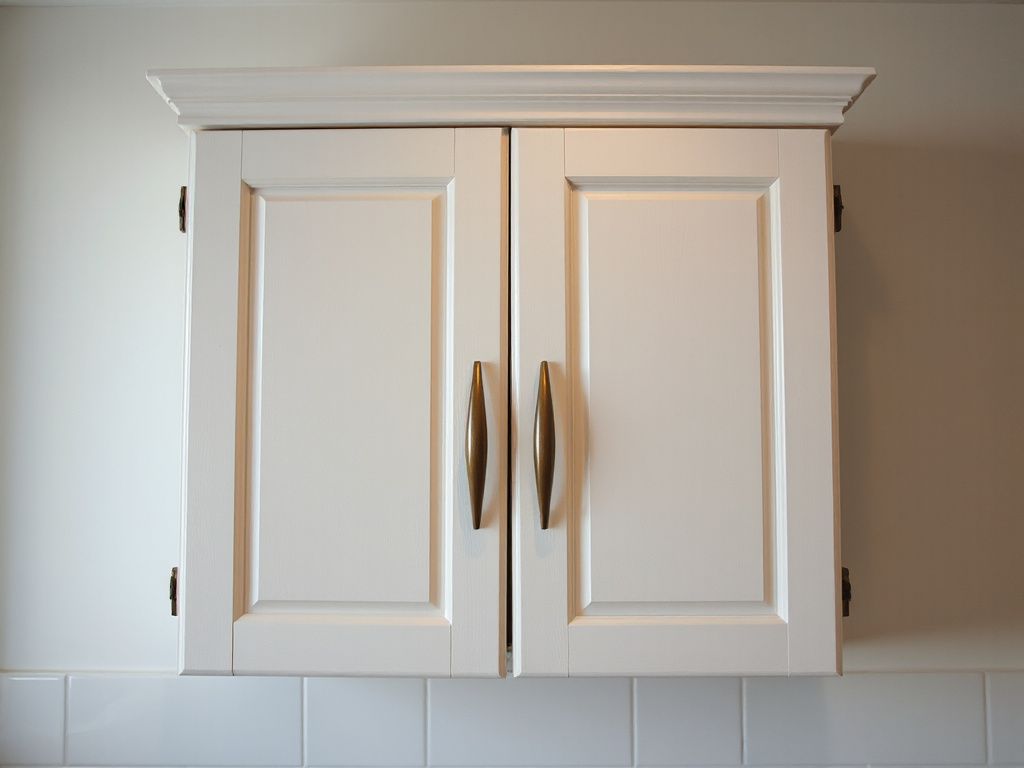 two door medicine cabinet - detailed view