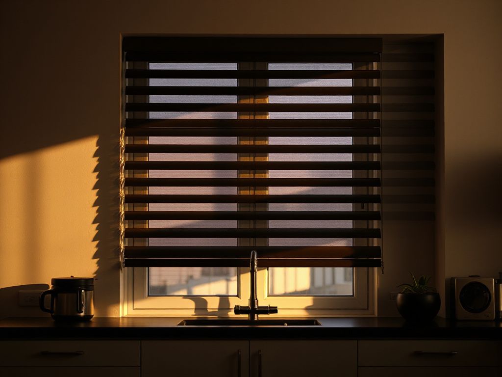 window film blinds - step by step
