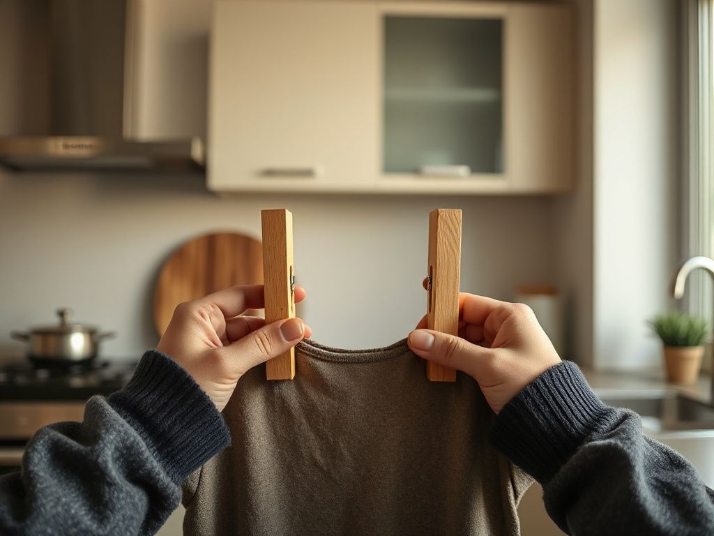 wooden pegs for hanging - step by step
